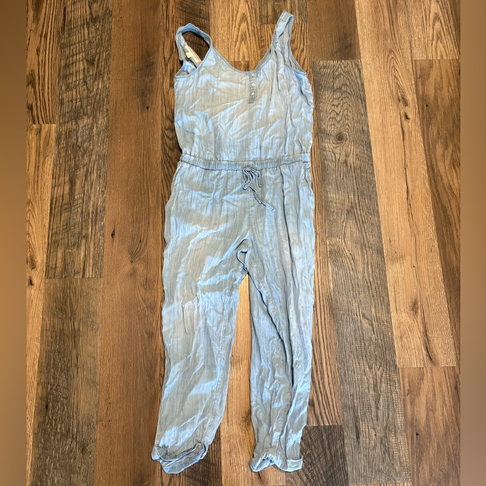 Anthropologie Cloth & Stone Chambray Romper